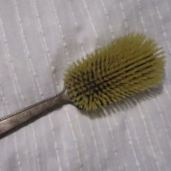 Vintage 1920s sterling 6 piece vanity/dresser set - Picture 5 of 11